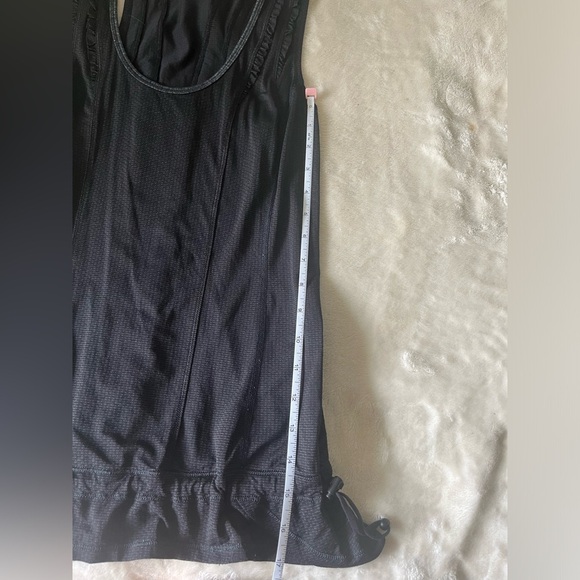 Lululemon Mind Over Matter Ruffle Black Tank Top - Picture 4 of 5